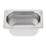 Bac inox 18/10 professionnel Vogue GN 1/9 100mm — DW454