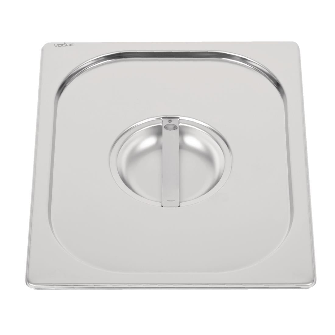 Couvercle inox 18/10 professionnel Vogue GN 1/2 — DW456