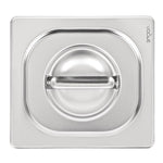 Couvercle inox 18/10 professionnel Vogue GN 1/6 — DW459