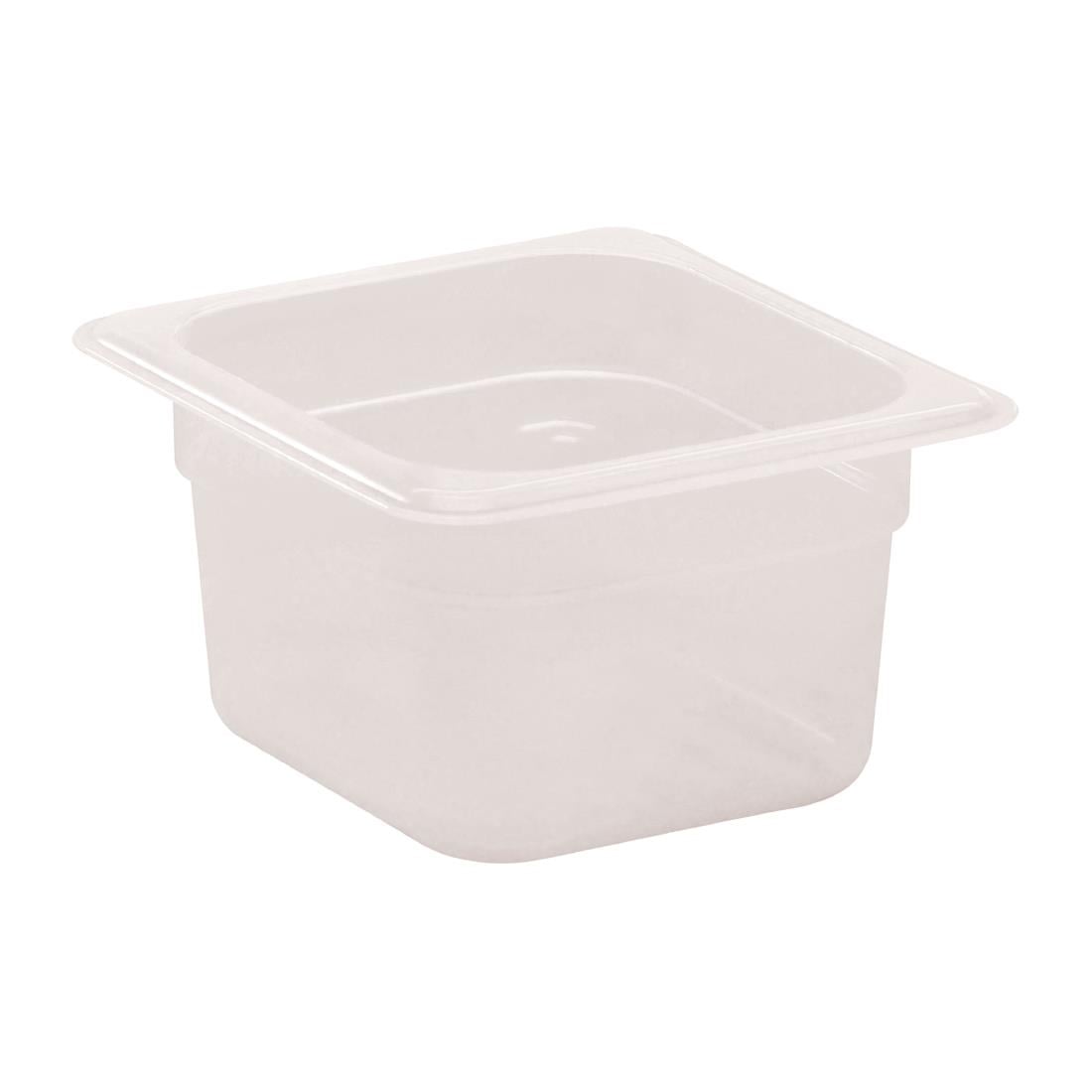 Bac polypropylène Cambro GN 1/6 100mm — DW508