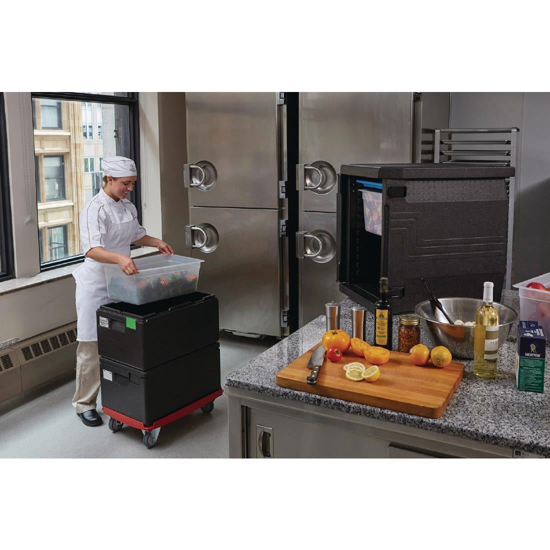Socle rouleur pour conteneurs EPP format GN Cambro Gobox — DW569