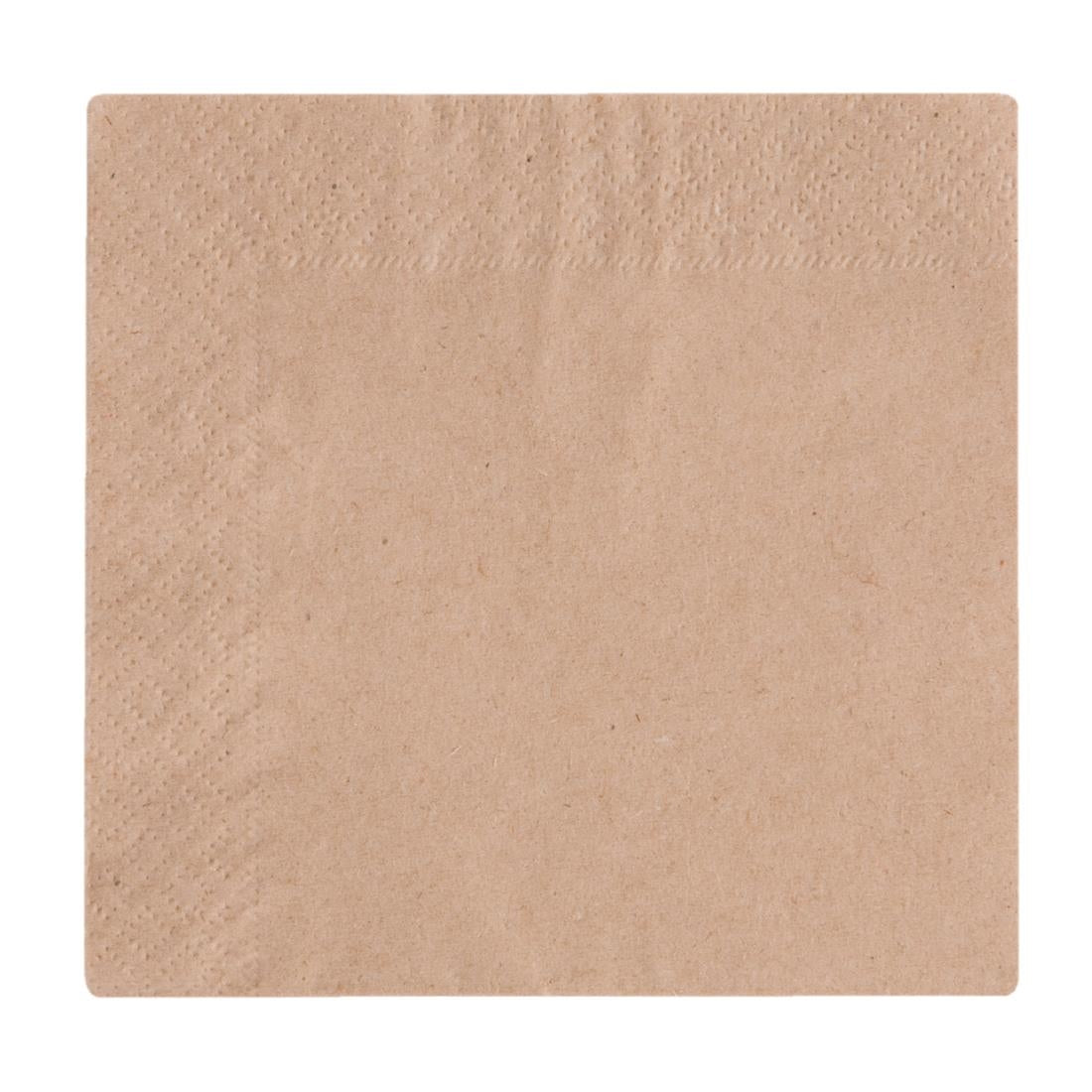 Serviettes cocktail 2 plis compostables Vegware 24cm (lot de 4000) — DW629