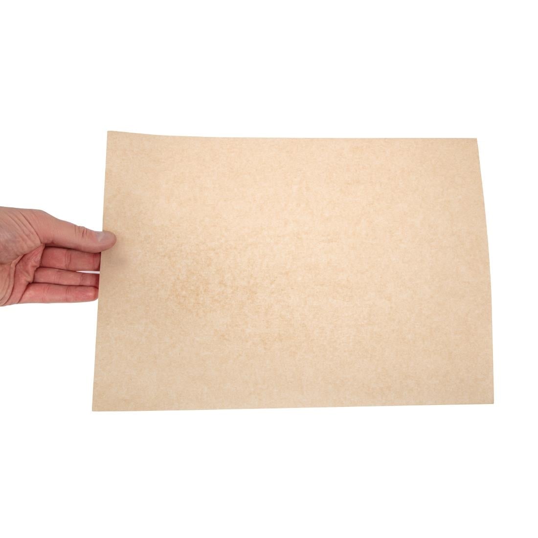 Papier sulfurisé non blanchi compostable Vegware 38 x 27,5 cm (lot de 500) — DW631