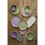 Bols triangulaires Churhill Stonecast Sage Green 185mm (Lot de 12) — DX014