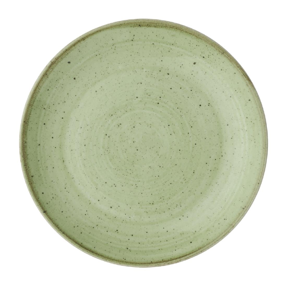 Assiettes avec rebord Churchill Stonecast Sage Green 165mm (Lot de 12) — DX008