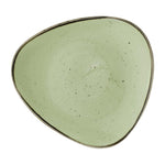 Assiettes triangulaires Churchill Stonecast Sage Green 265mm (Lot de 12) — DX011