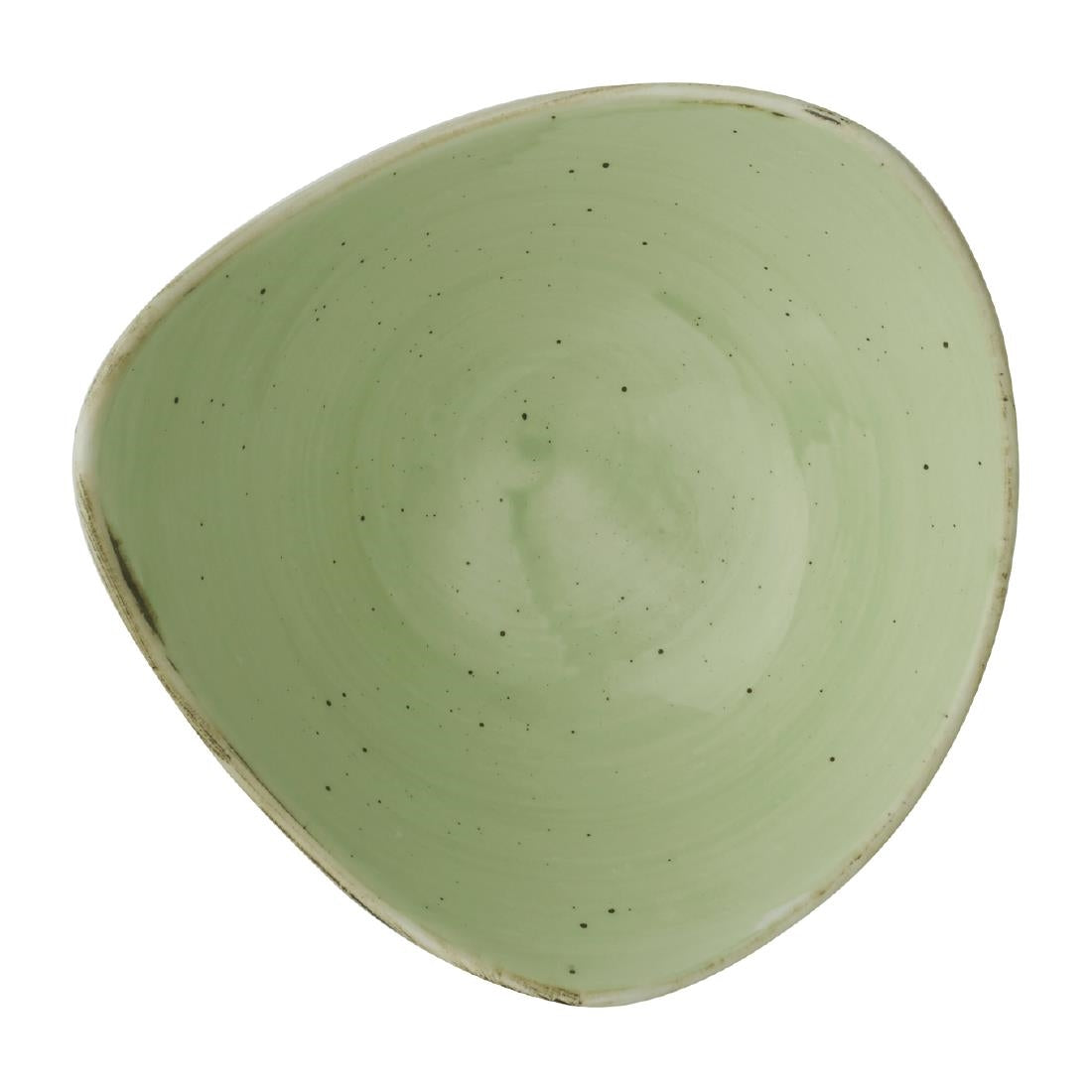 Bols triangulaires Churhill Stonecast Sage Green 185mm (Lot de 12) — DX014