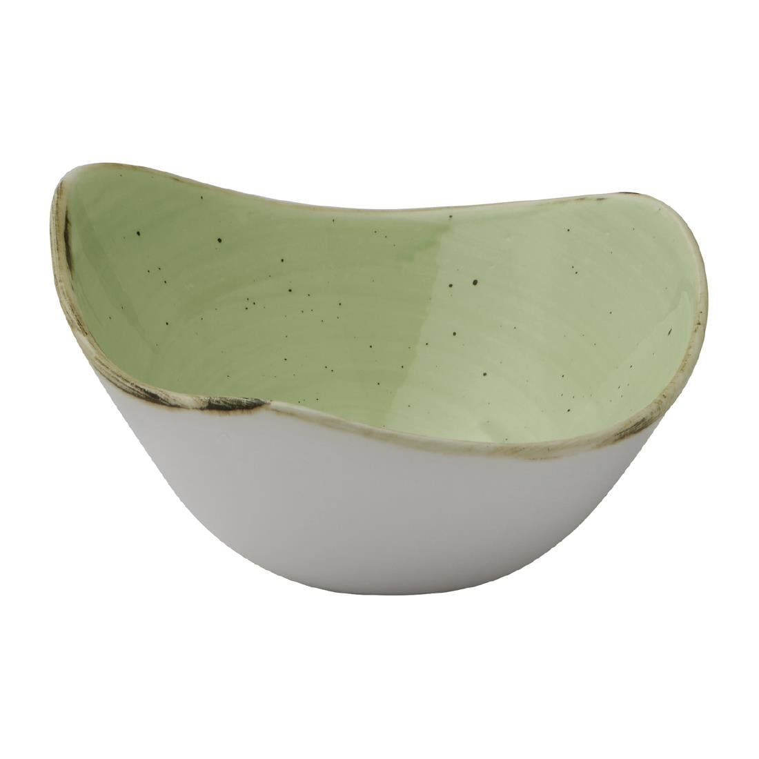 Bols triangulaires Churchill Stonecast Sage Green 153mm (Lot de 12) — DX015