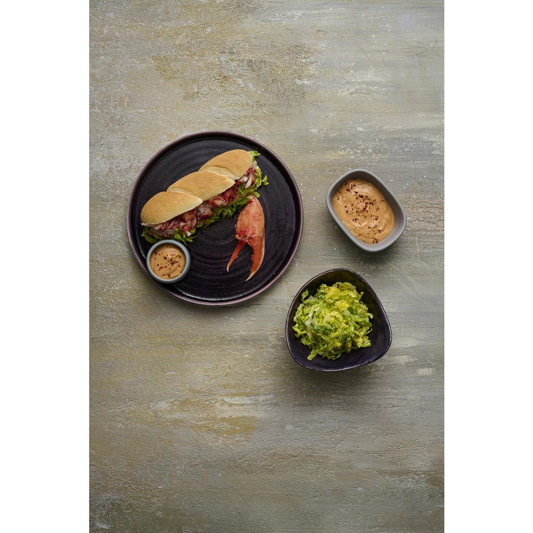 Assiettes rondes Churchill Stonecast Patina Purple 288mm (Lot de 12) — DX058
