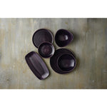 Bols triangulaires Churchill Stonecast Patina Purple 153mm (Lot de 12) — DX068