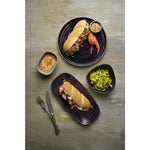Assiettes rondes Churchill Stonecast Patina Purple 288mm (Lot de 12) — DX058