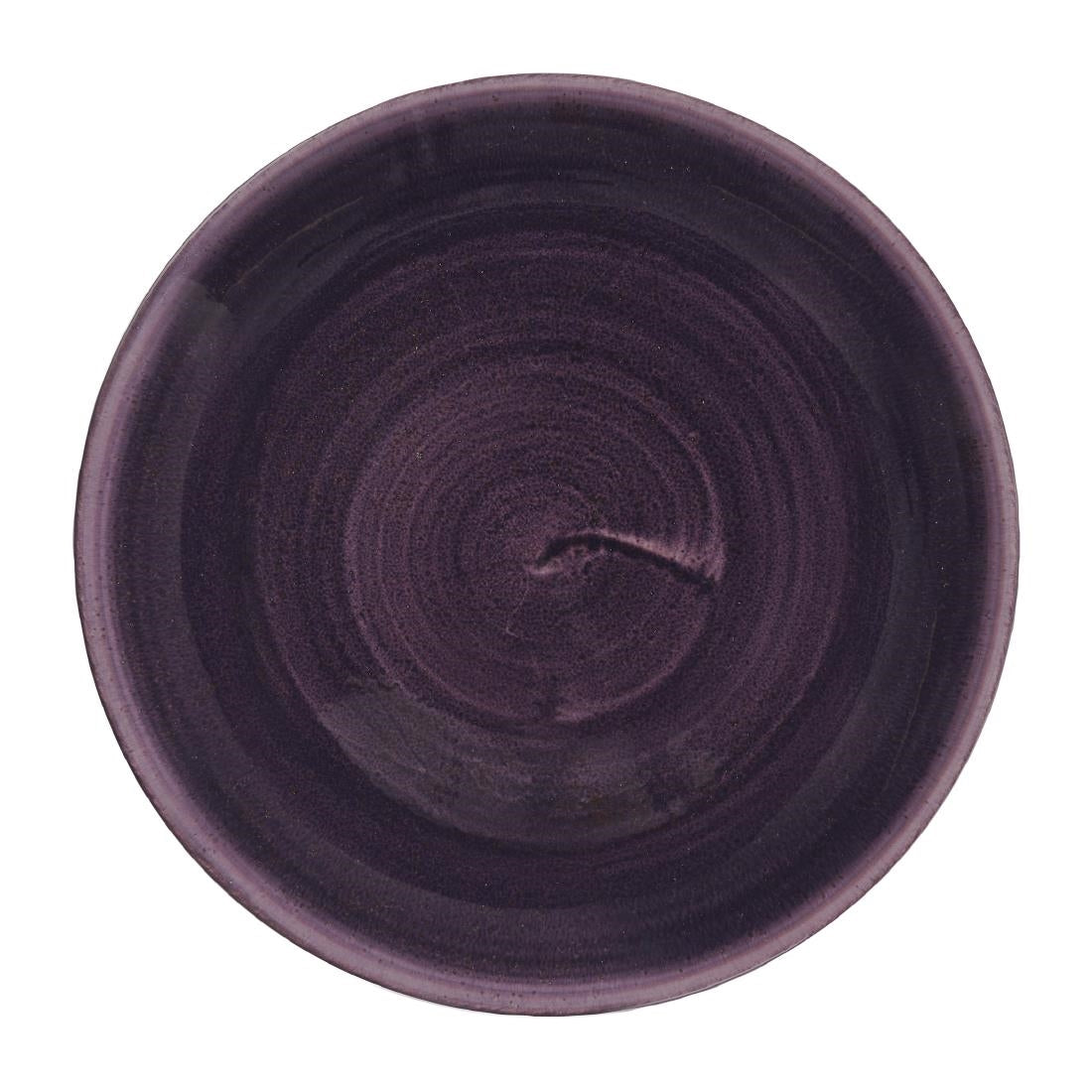 Assiettes rondes Churchill Stonecast Patina Purple 217mm (Lot de 12) — DX060
