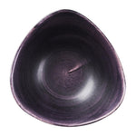 Bols triangulaires Churchill Stonecast Patina Purple 235mm (Lot de 12) — DX066