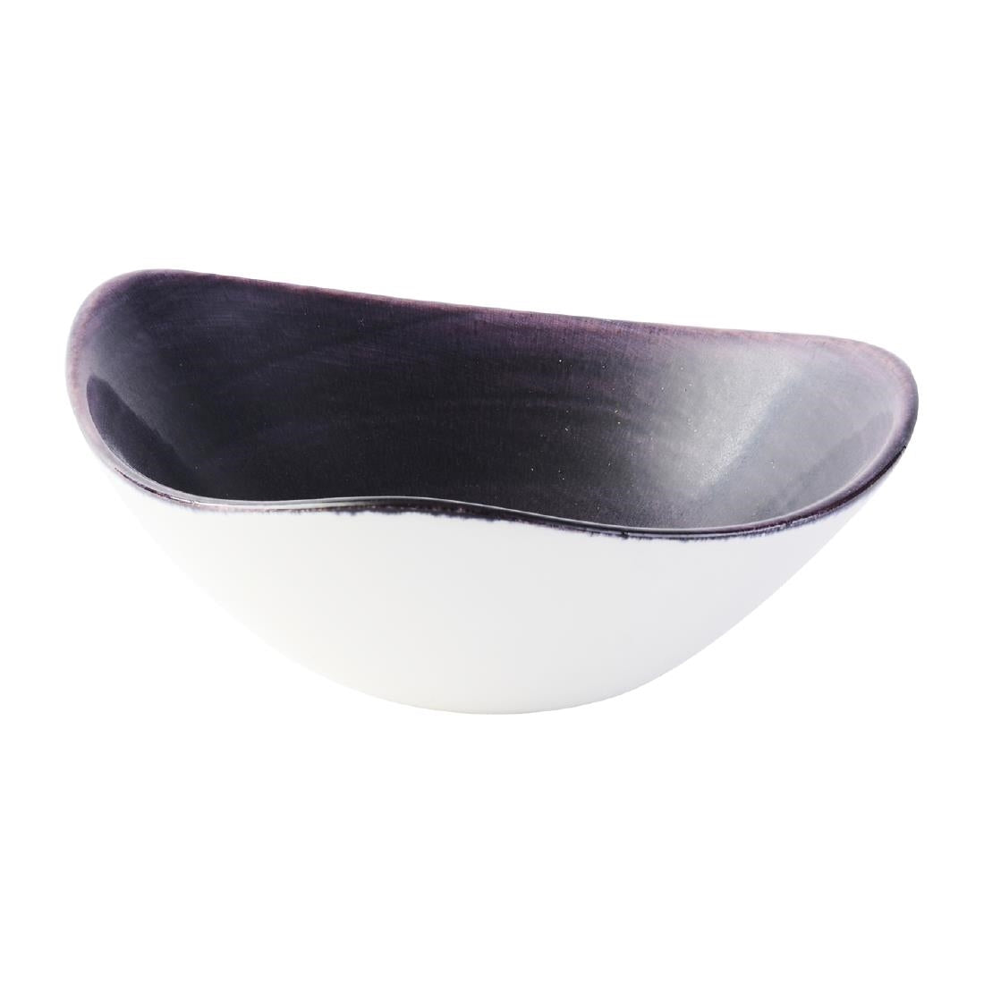 Bols triangulaires Churchill Stonecast Patina Purple 185mm (Lot de 12) — DX067