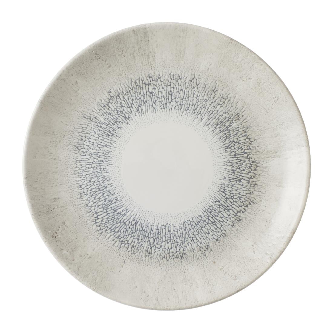 Assiettes rondes Churchill Studio Prints Fusion Grey 260mm (Lot de 12) — DX079