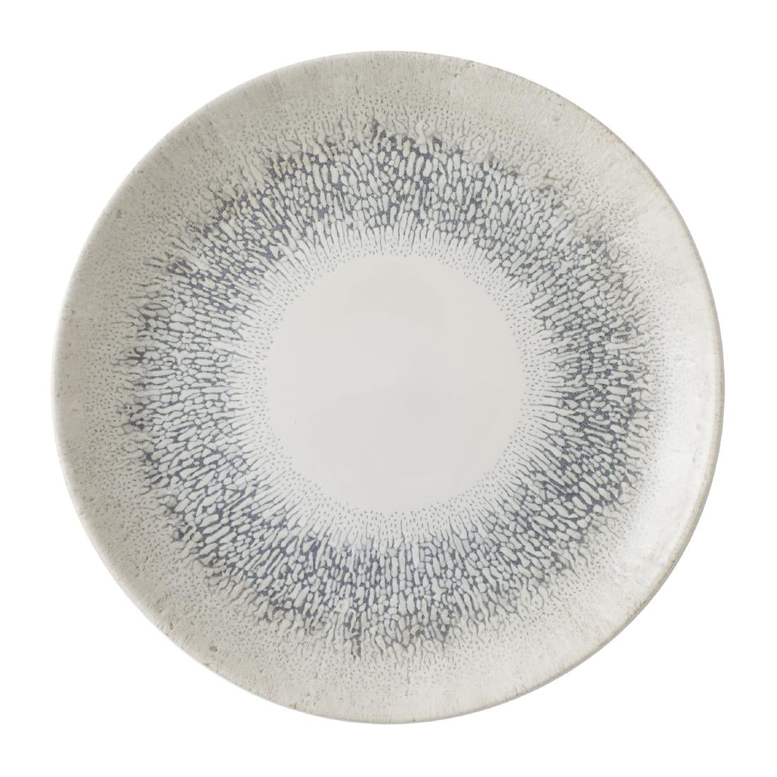 Assiettes rondes Churchill Studio Prints Fusion Grey 217mm (Lot de 12) — DX080
