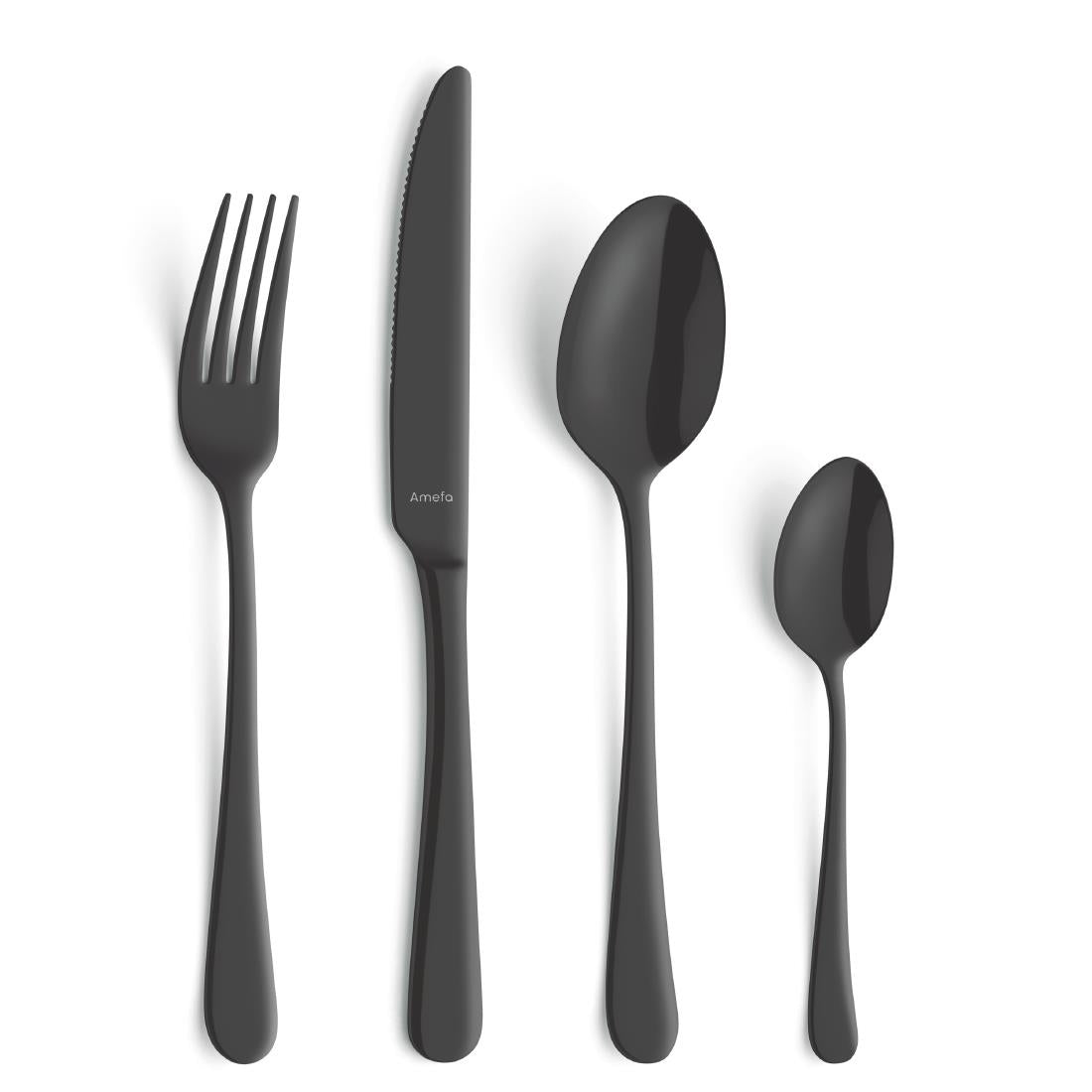 Fourchettes de table Amefa Austin noires (lot de 12) — DX635