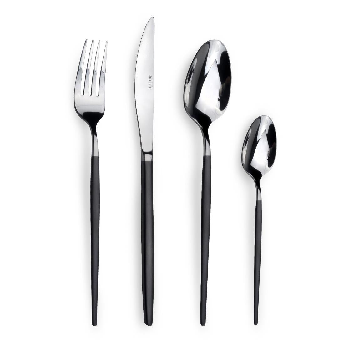 Couteaux de table noirs Soprano Amefa (lot de 12) — DX681