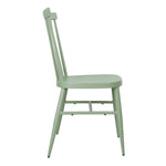 Chaises en aluminium Bolero Windsor vertes (lot de 4) — DX687