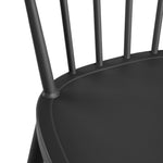 Tabourets hauts en aluminium Bolero Windsor noirs (lot de 2) — DX688