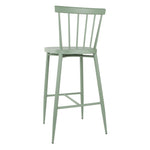 Tabourets hauts en aluminium Bolero Windsor verts (lot de 2) — DX689