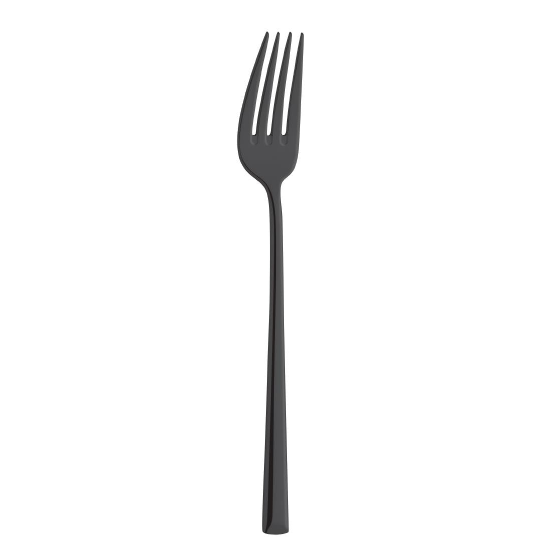 Fourchettes de table Amefa Metropole PVD noires (lot de 12) — DX691