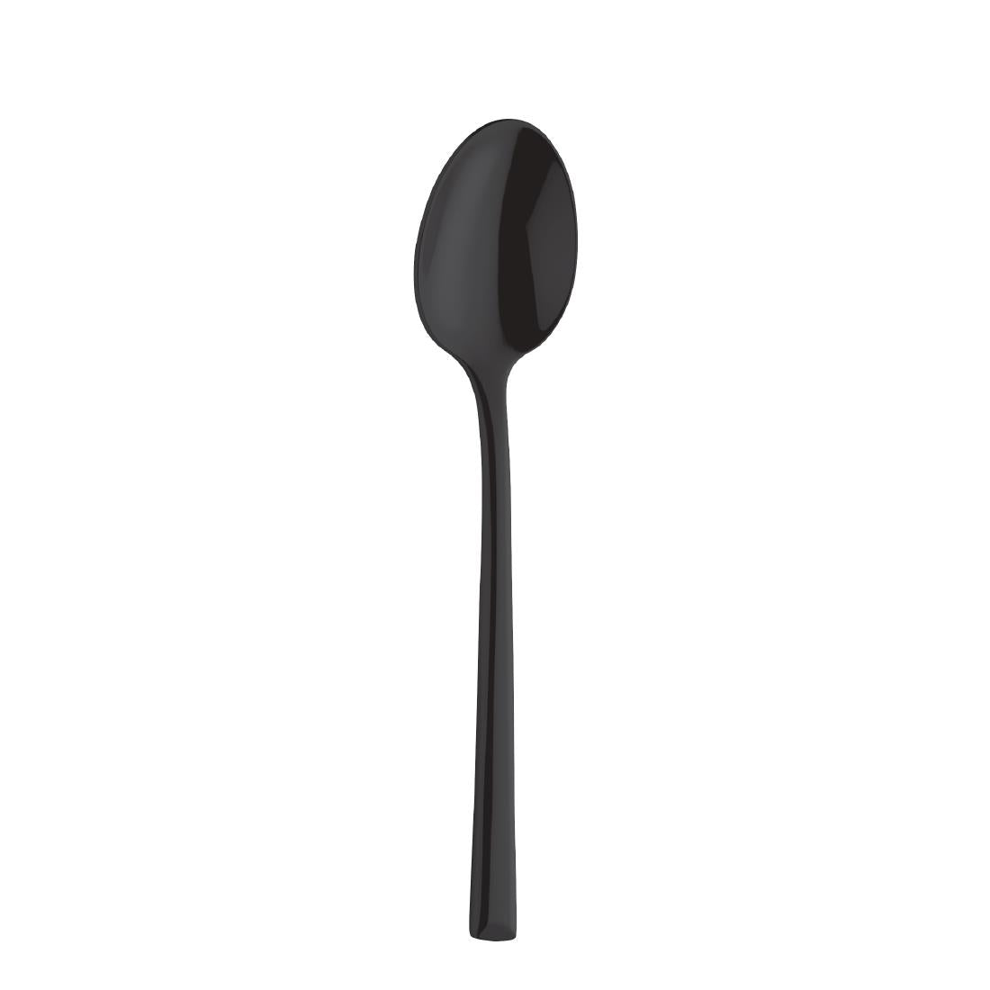 Cuillères à moka Amefa Metropole PVD noires (lot de 12) — DX697