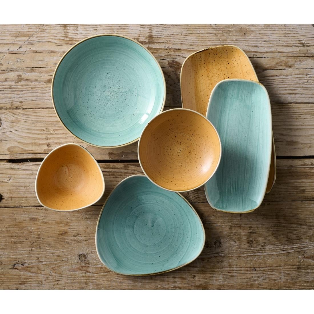 Assiettes rondes Churchill Stonecast Mint 165mm (Lot de 12) — DX786
