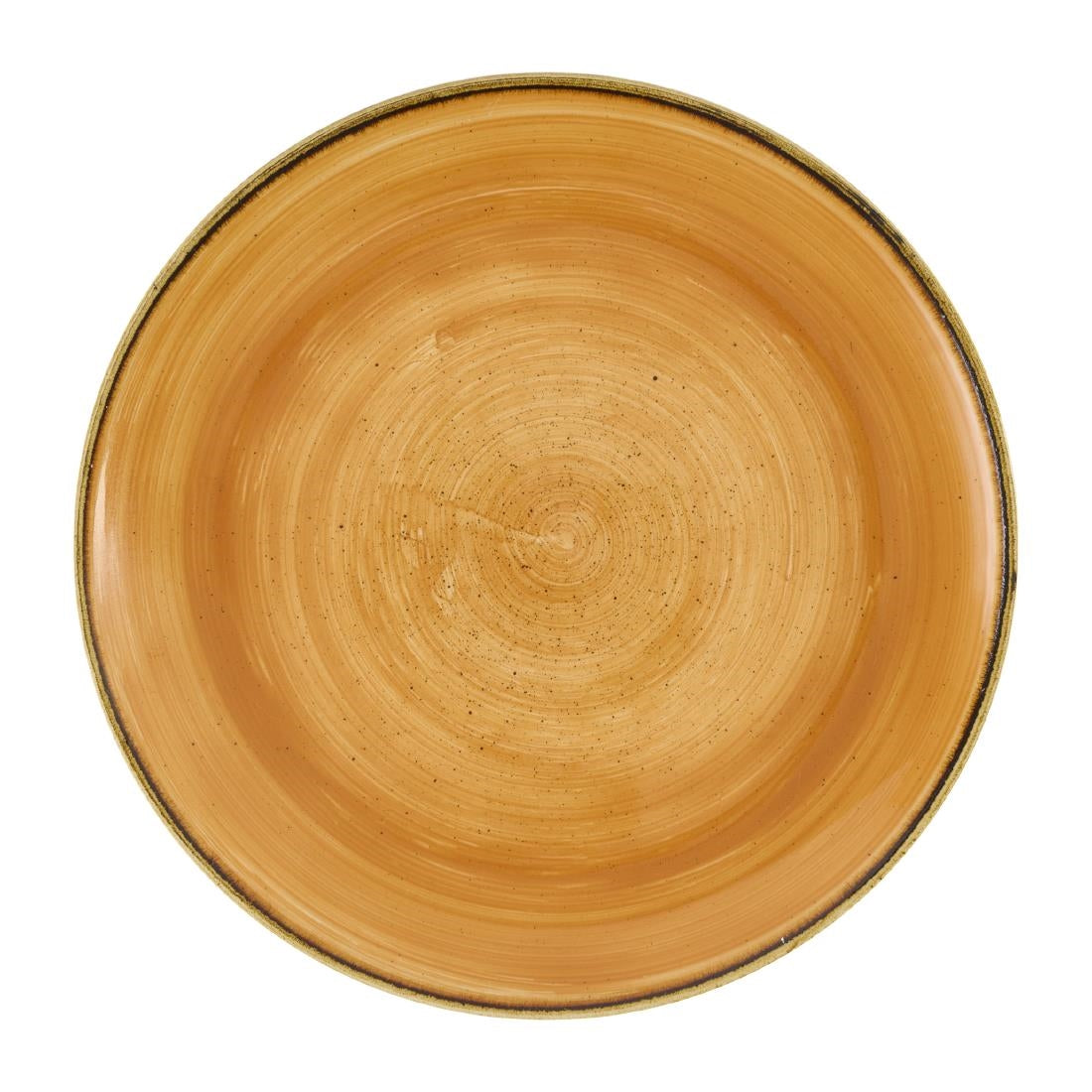 Assiettes avec rebord Churchill Stonecast Tangerine 260mm (Lot de 12) — DX773