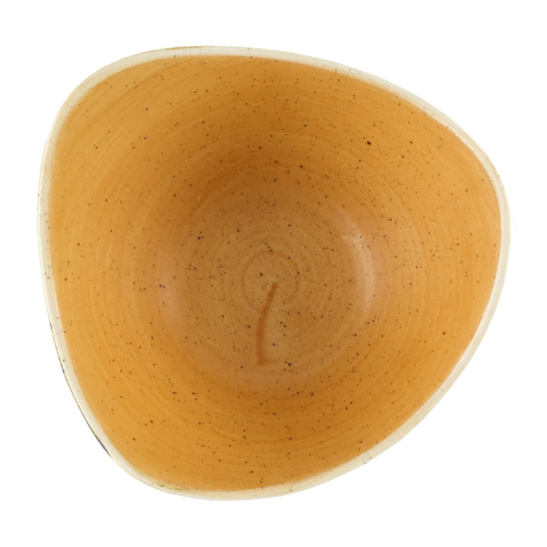 Bols triangulaires Churchill Stonecast Tangerine 153mm (Lot de 12) — DX780