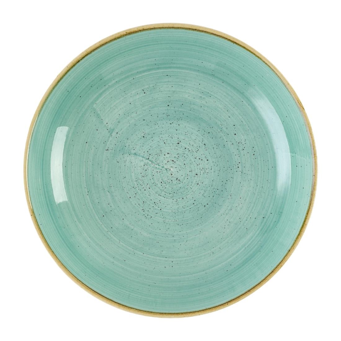 Assiettes coupes rondes Churchill Stonecast Mint 182mm (Lot de 12) — DX788