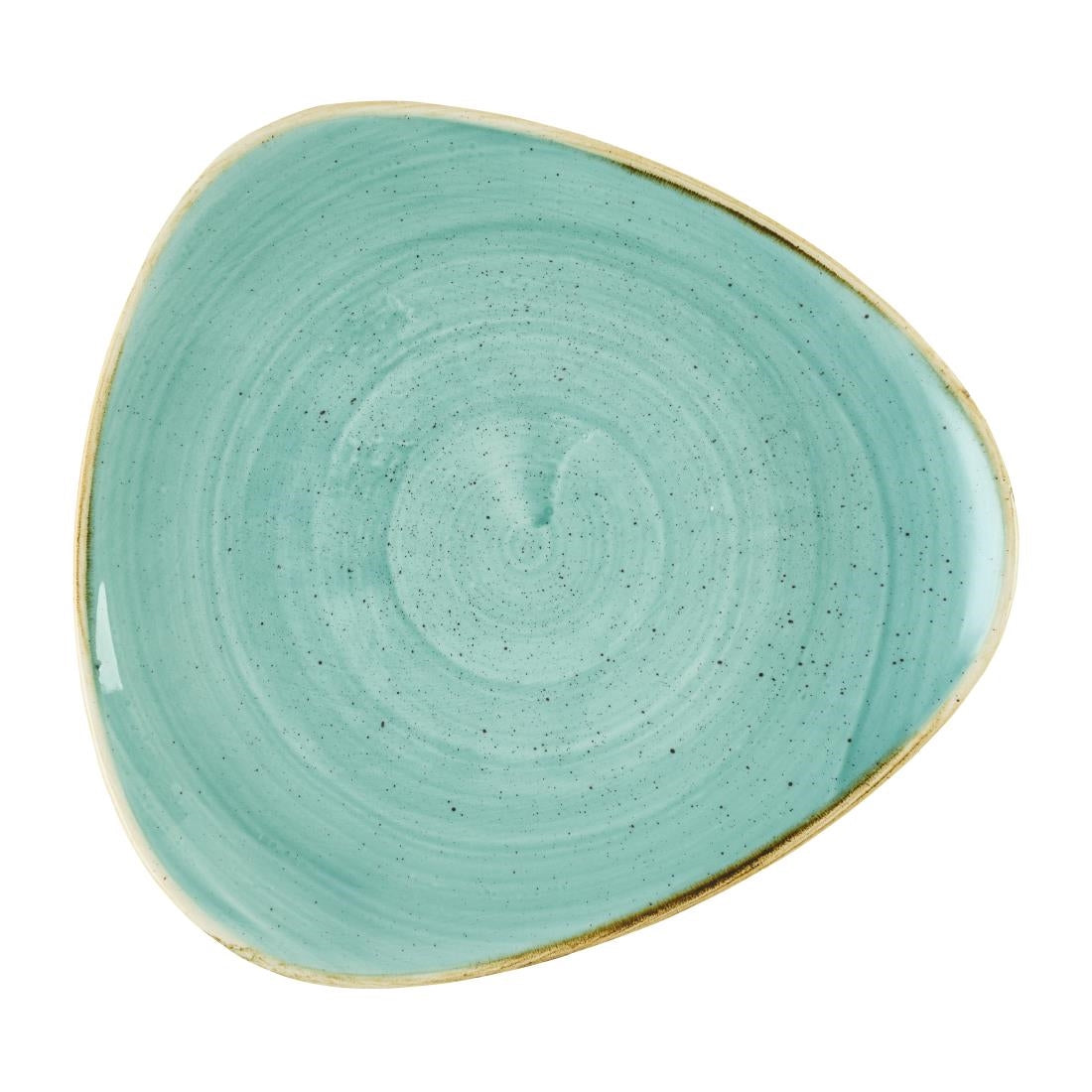 Assiettes triangulaires Churchill Stonecast Mint 229mm (Lot de 12) — DX789