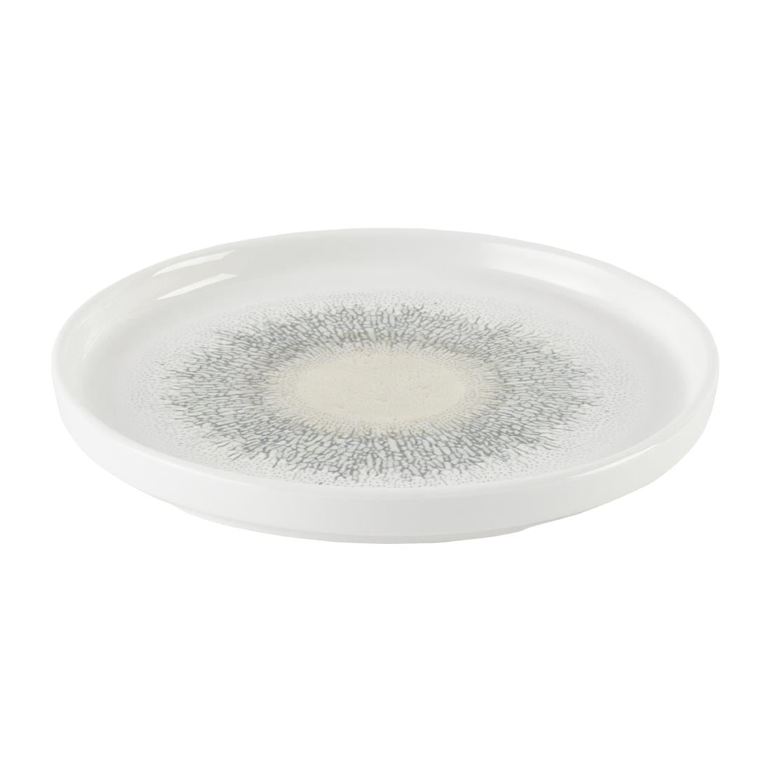 Assiettes avec rebord Churchill Studio Prints Fusion Agate Grey 260mm (Lot de 6) — DX830