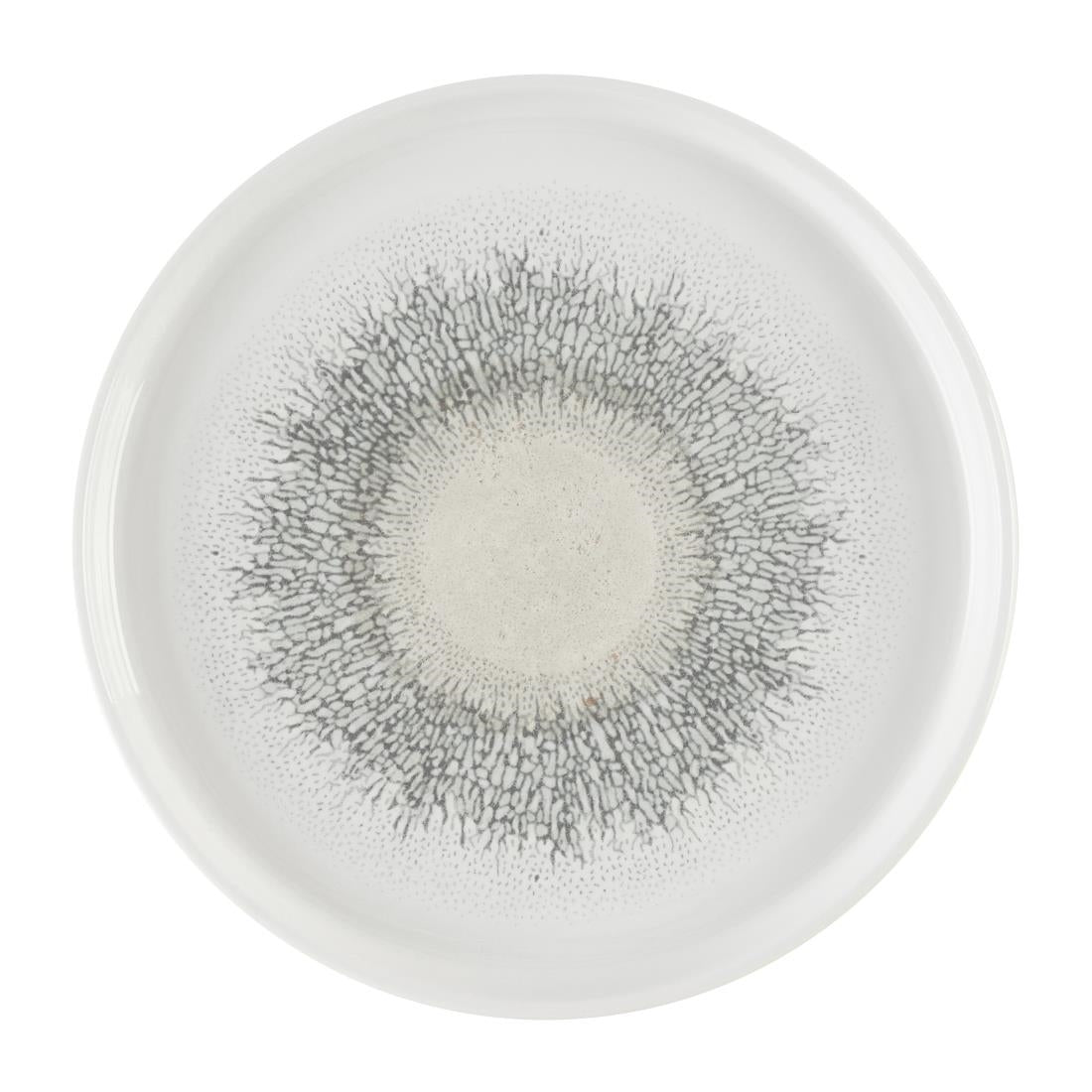 Assiettes avec rebord Churchill Studio Prints Fusion Agate Grey 260mm (Lot de 6) — DX830