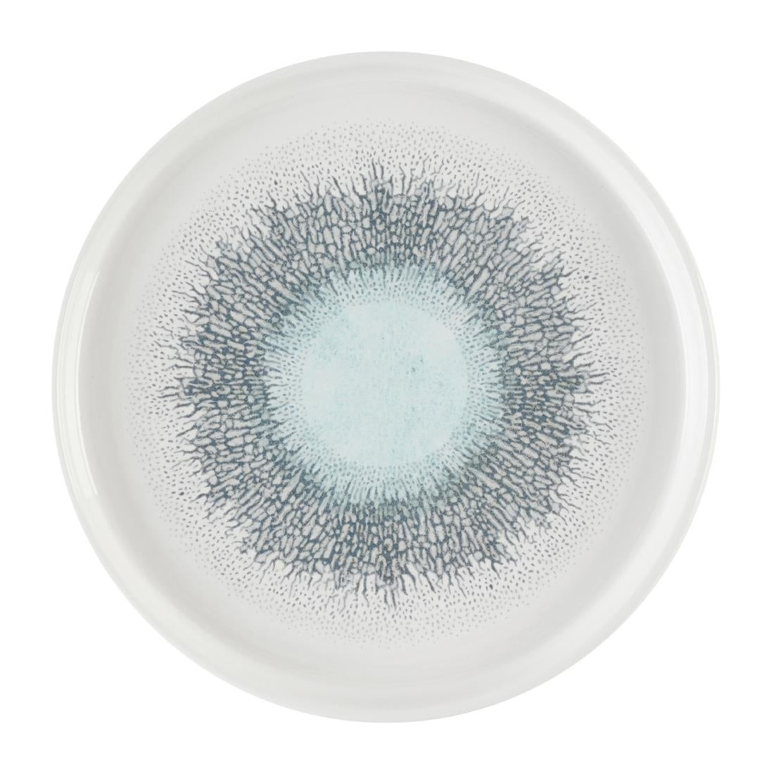 Assiettes avec rebord Churchill Studio Prints Fusion Aquamarine 210mm (Lot de 6) — DX833