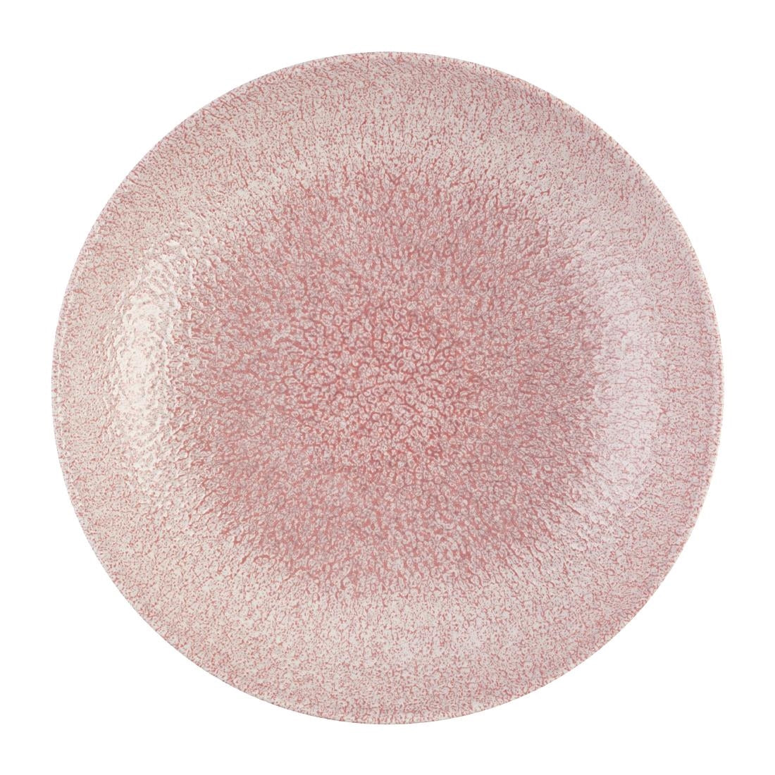 Assiettes coupes rondes Churchill Studio Prints Raku Rose Quartz Pink 248mm (Lot de 12) — DX840