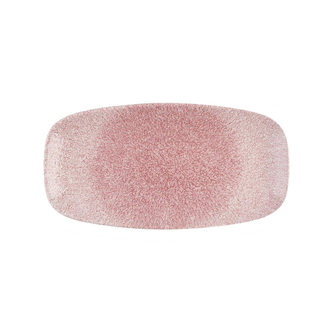 Assiettes oblongues Churchill Studio Prints Raku Rose Quartz Pink No. 4 (355 x 189mm) (Lot de 12) — DX842
