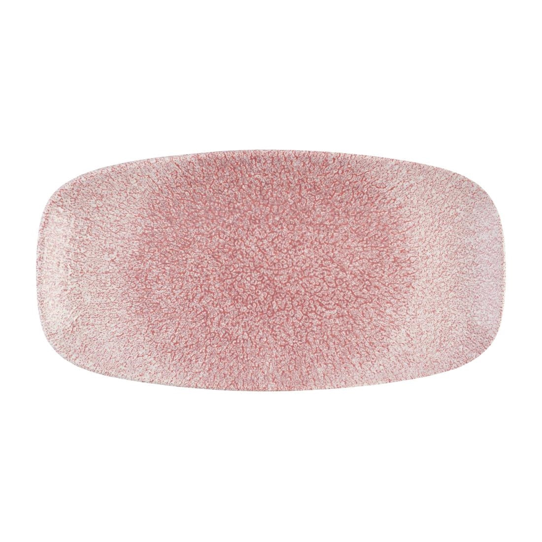 Assiettes oblongues Churchill Studio Prints Raku Rose Quartz Pink No. 3 (153 x 298mm) (Lot de 6) — DX843