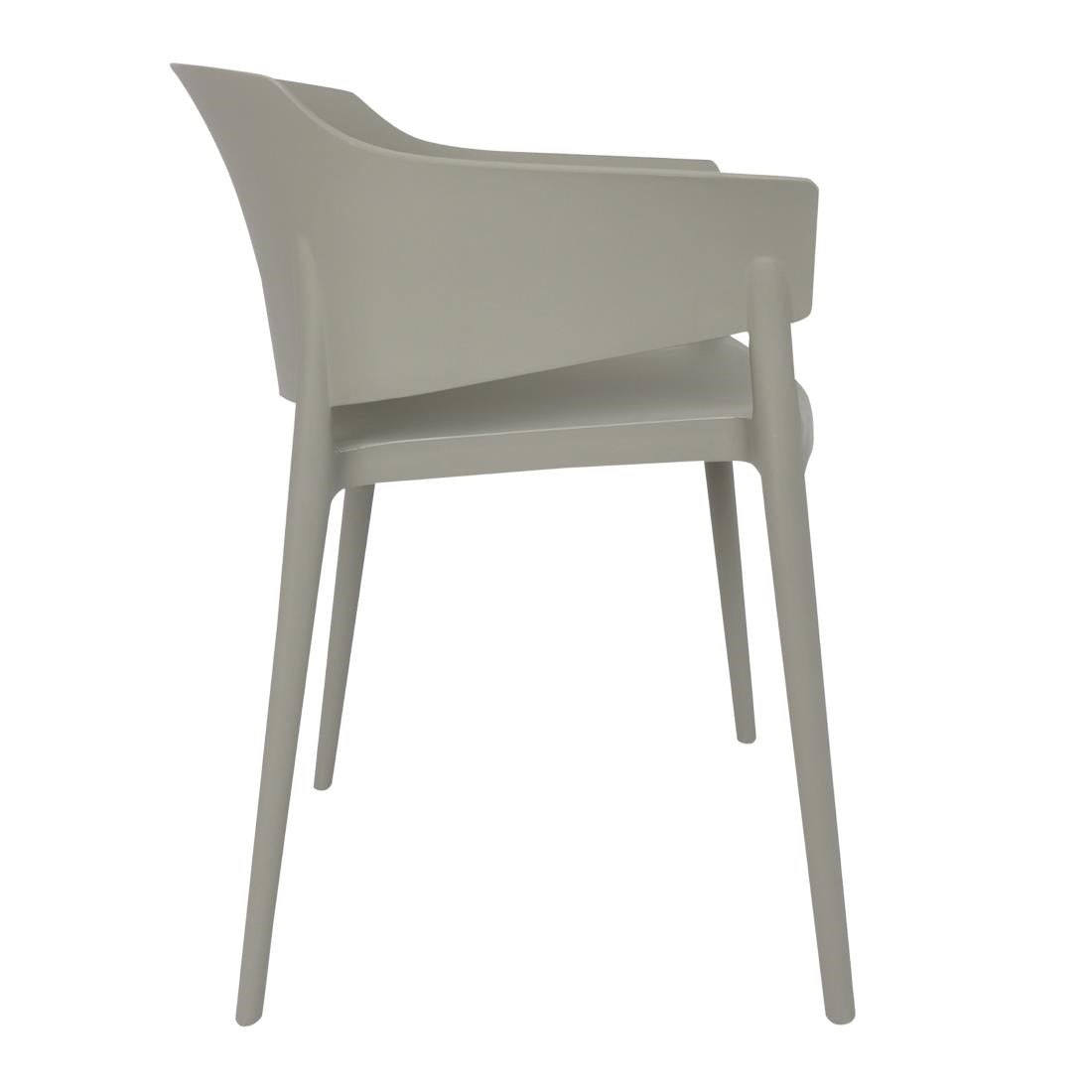 Fauteuils Lorenzo Café Bolero gris (lot de 2) — DX970