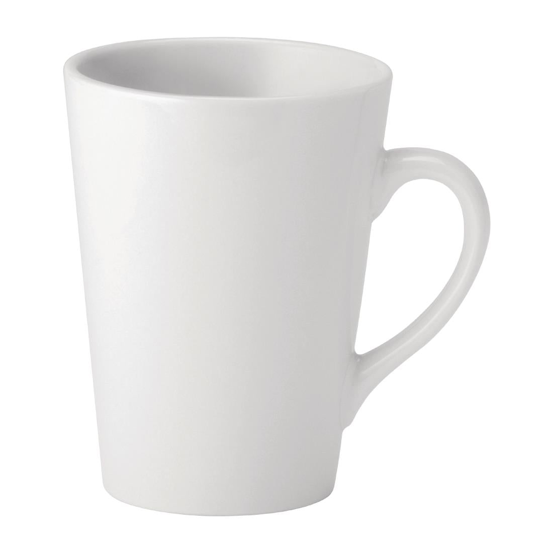 Tasses à latte Utopia Pure White 250 ml (lot de 24) — DY335