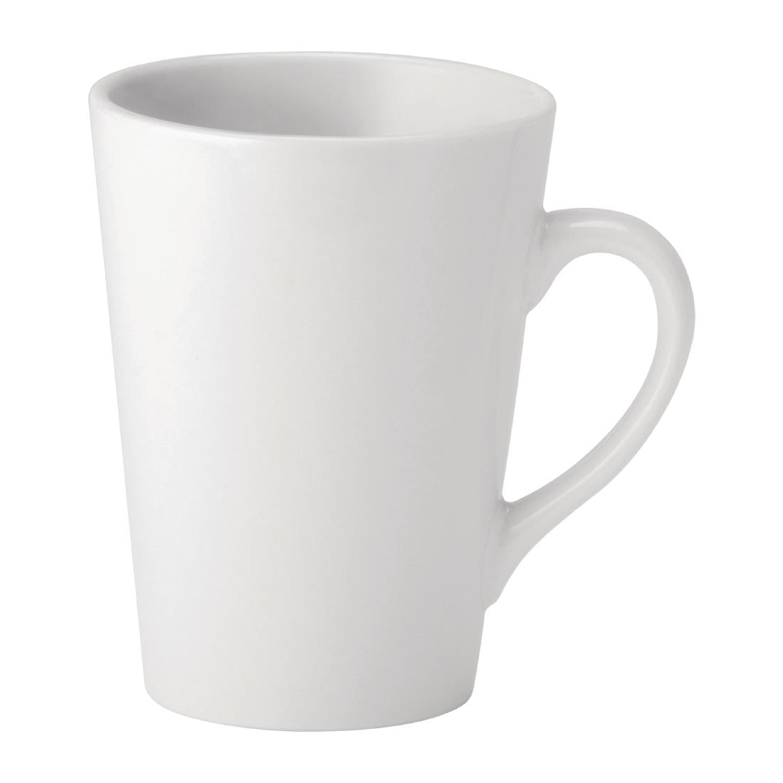 Tasses à latte Utopia Pure White 340 ml (lot de 24) — DY337
