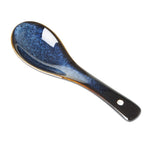 Cuillères à soupe Olympia Luna bleu nuit (lot de 12) — DZ771