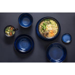 Bols plats Olympia Luna bleu nuit 210 mm (lot de 4) — DZ773