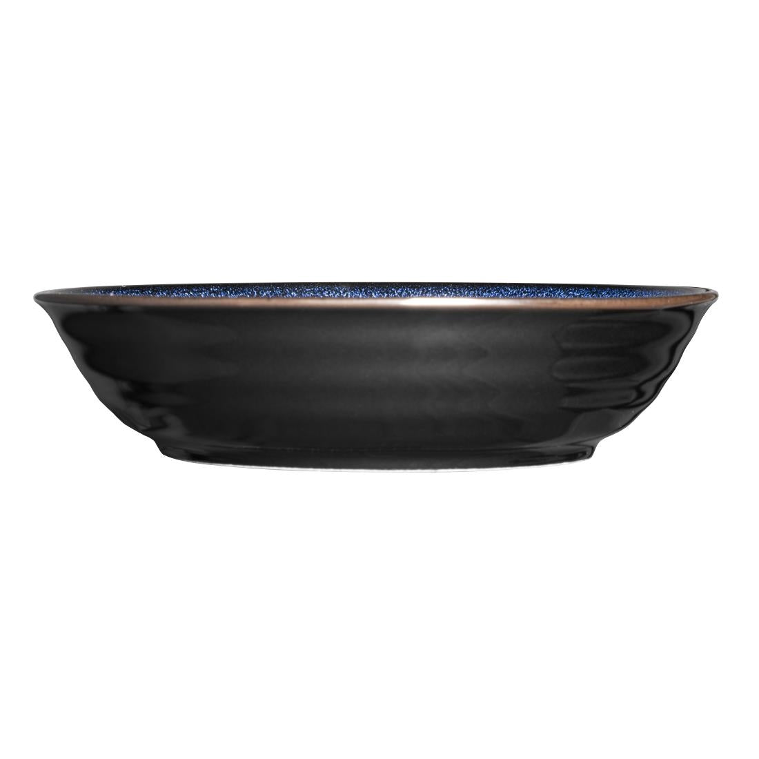 Bols plats Olympia Luna bleu nuit 210 mm (lot de 4) — DZ773