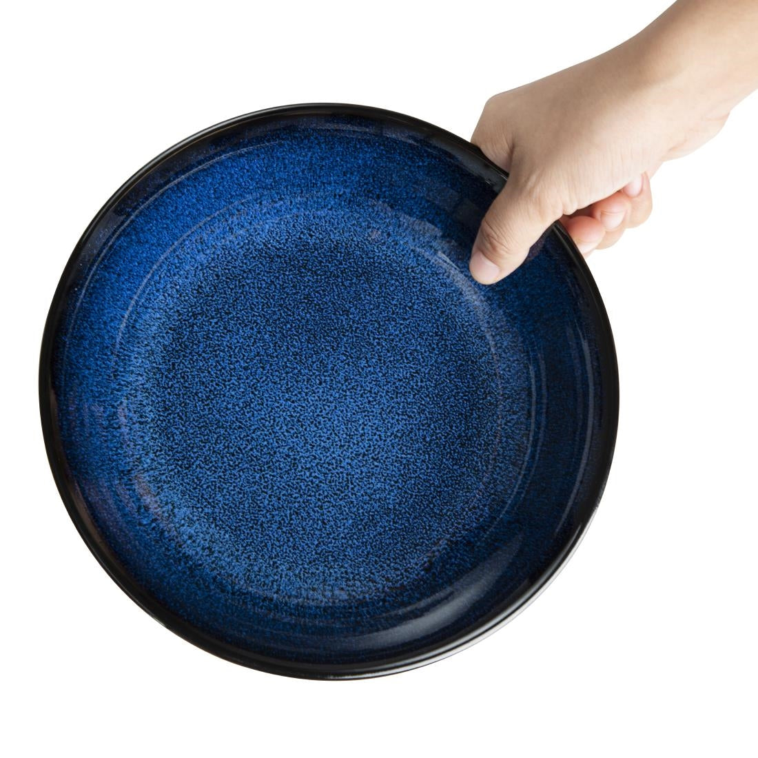 Bols plats Olympia Luna bleu nuit 210 mm (lot de 4) — DZ773