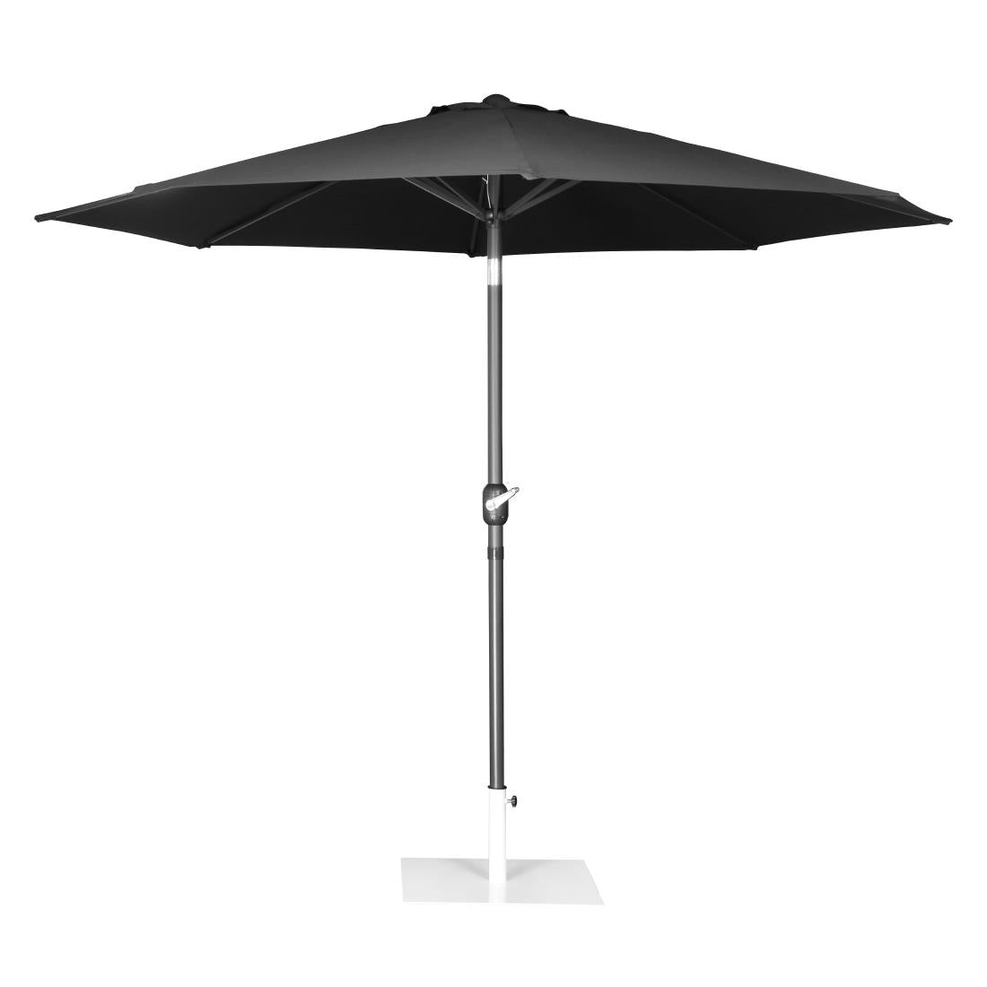 Parasol rond Bolero Seville 3m noir — DZ870