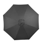Parasol rond Bolero Seville 3m noir — DZ870