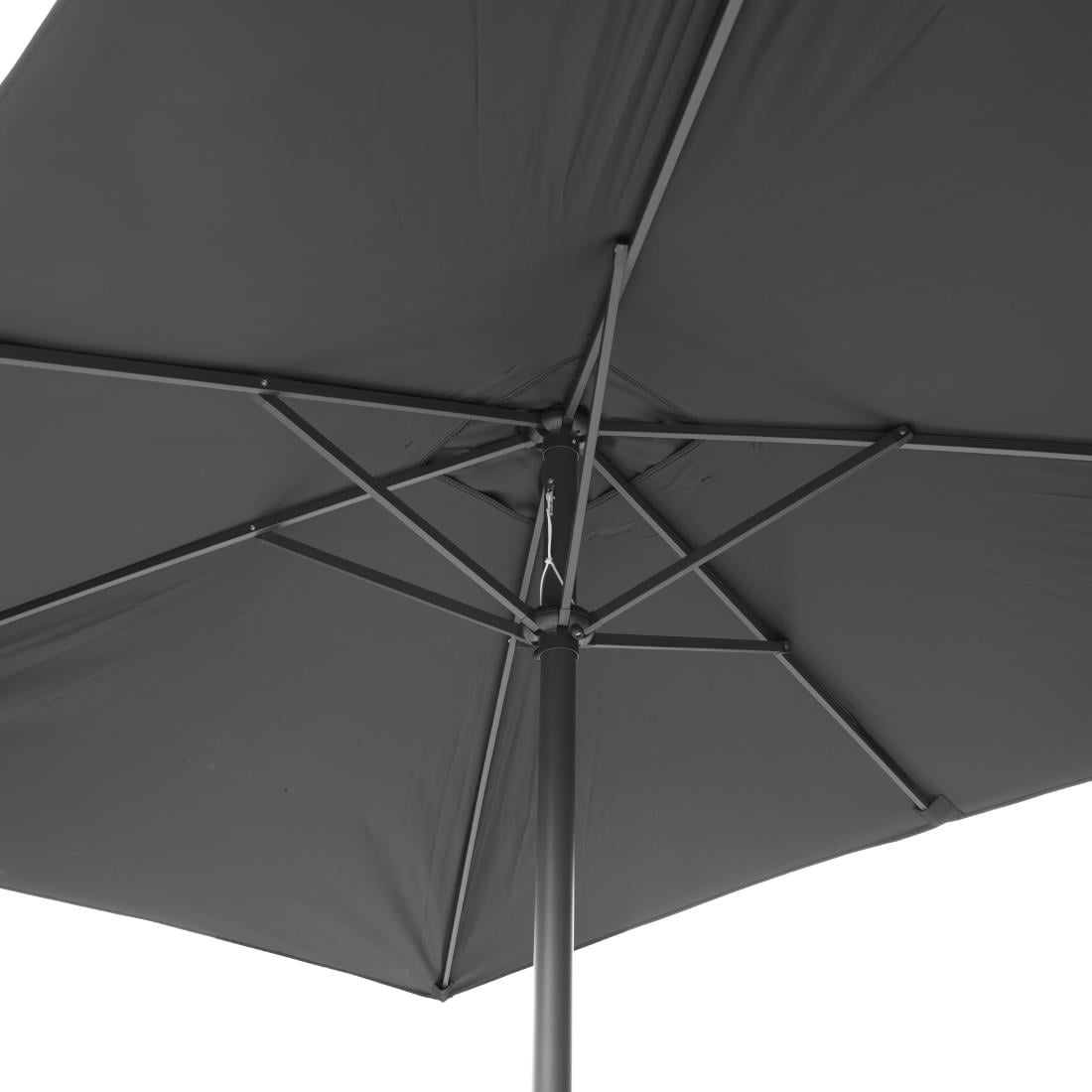 Parasol rectangulaire Bolero Seville 2x3m noir — DZ871