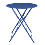 Table de terrasse ronde Bolero Perth bleu marine foncé — DZ875