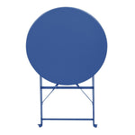 Table de terrasse ronde Bolero Perth bleu marine foncé — DZ875